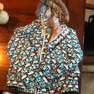 Girls burton ski coat